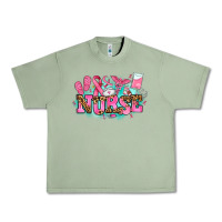 Oil Green breast cancer nurse Urban Heavy Tee - AdoDesignShop