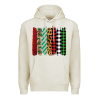 Oatmeal Heather Christmas Brushstrokes Premium Hoodie - Bettercallsaul