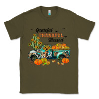Army Green grateful thankful blessed Classic Tee - JahusDesignShop