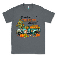 Charcoal Heather grateful thankful blessed Classic Tee - JahusDesignShop