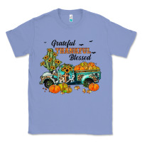 Colony Blue grateful thankful blessed Classic Tee - JahusDesignShop