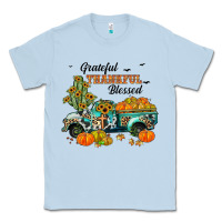 Dusty Blue grateful thankful blessed Classic Tee - JahusDesignShop