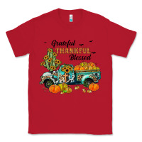 Red grateful thankful blessed Classic Tee - JahusDesignShop