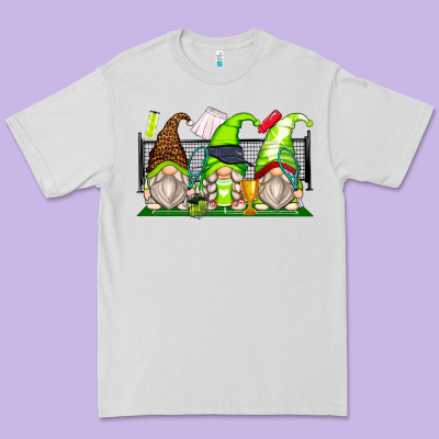 Premium Tee tennis gnomes