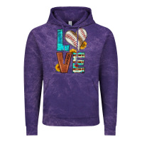 Cloud Purple western love baseball Vintage Hoodie - HRA Design Shop