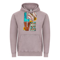 Vintage Zinc western love baseball Vintage Hoodie - HRA Design Shop