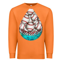 Carrot baseball and western roses teardrop  8 Premium Sweatshirt - BundleAndBundleShop