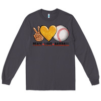 Smoke peace love baseball Long Sleeve Tee - AdoDesignShop