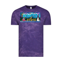 Cloud Purple winter vibes license plate Vintage Tee - BundleAndBundleShop