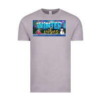 Vintage Zinc winter vibes license plate Vintage Tee - BundleAndBundleShop