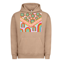 Pigment Burro hippie rainbow and daisy Urban Hoodie - TumblerDesignByShophia