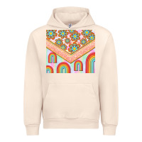 Sandshell hippie rainbow and daisy Urban Hoodie - TumblerDesignByShophia