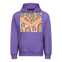 Tulip hippie rainbow and daisy Urban Hoodie - TumblerDesignByShophia