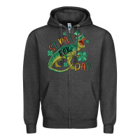Charcoal Heather st patrex day Zipper Hoodie - MaliasSmallBusiness