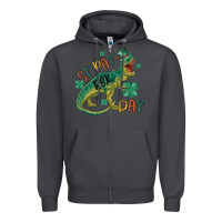 Smoke st patrex day Zipper Hoodie - MaliasSmallBusiness