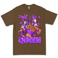 Cacao fight like a queen lupus awareness afro girl sneak Premium Tee - RanaPortraitStore