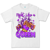 White fight like a queen lupus awareness afro girl sneak Premium Tee - RanaPortraitStore