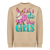 Mushroom let's do this girls baseball Heavyweight Sweatshirt - BundleAndBundleShop