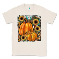 Natural sunflowers, pumpkin, cowhide, serape Classic Tee - JahusDesignShop