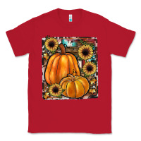 Red sunflowers, pumpkin, cowhide, serape Classic Tee - JahusDesignShop