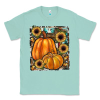 Seafoam sunflowers, pumpkin, cowhide, serape Classic Tee - JahusDesignShop