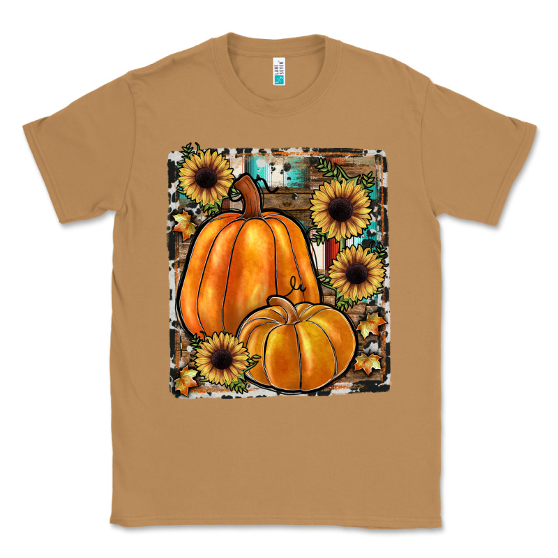 Sunflowers, Pumpkin, Cowhide, Serape Classic Tee by JahusDesignShop | Teevron