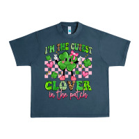 Midnight Navy i'm the cutest clover in the patch Urban Heavy Tee - Artiststas
