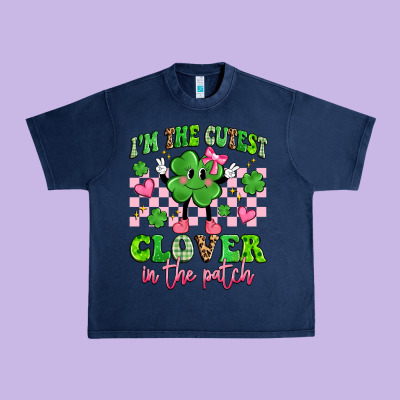 I'm The Cutest Clover In The Patch Urban Heavy Tee Designed By Artiststas