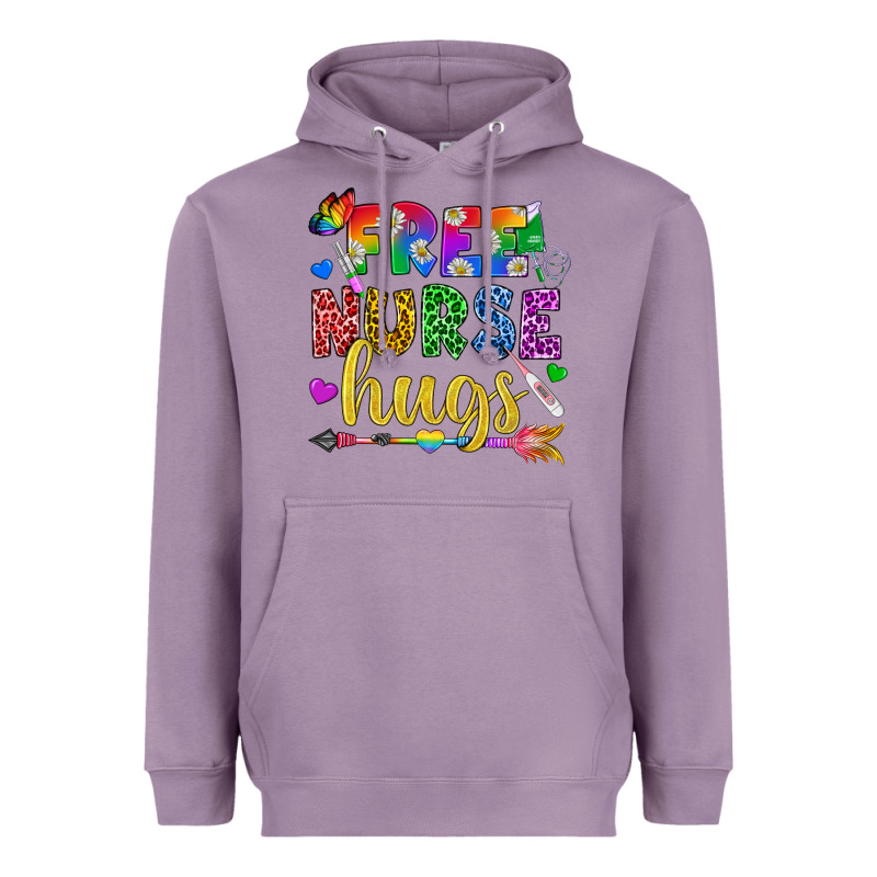 Free Nurse Hugs Pride Lgbtq+ Heavyweight Hoodie by BundleAndBundleShop | Teevron