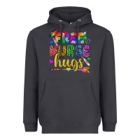 Smoke Free Nurse Hugs Pride LGBTQ+ Heavyweight Hoodie - BundleAndBundleShop