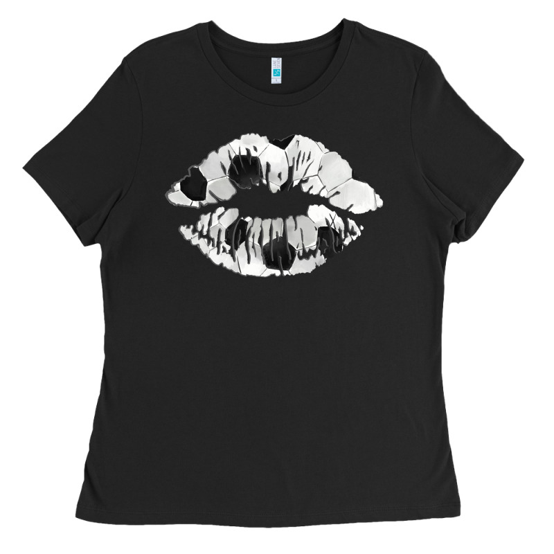 Soccer Lips Ladies Tee by AdoDesignShop | Teevron