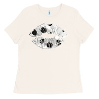 Bone soccer lips Ladies Tee - AdoDesignShop