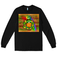 Black st patricks gnomes rainbow Long Sleeve Tee - Artiststas