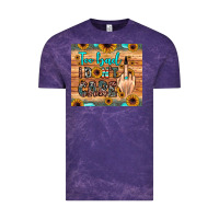 Cloud Purple too bad i don't care Vintage Tee - JahusDesignShop
