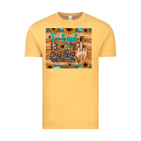 Vintage Mustard too bad i don't care Vintage Tee - JahusDesignShop