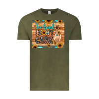 Vintage Olive too bad i don't care Vintage Tee - JahusDesignShop