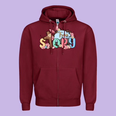 True Story Easter Zipper Hoodie Designed By Maliassmallbusiness