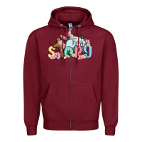 Burgundy true story easter Zipper Hoodie - MaliasSmallBusiness
