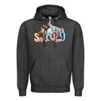 Charcoal Heather true story easter Zipper Hoodie - MaliasSmallBusiness