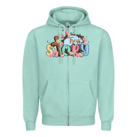 Seafoam true story easter Zipper Hoodie - MaliasSmallBusiness