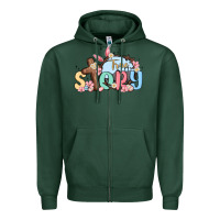Sports Green true story easter Zipper Hoodie - MaliasSmallBusiness