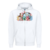 White true story easter Zipper Hoodie - MaliasSmallBusiness
