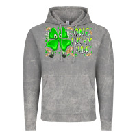 Cloud Rock one lucky dude Vintage Hoodie - RacoonDesign