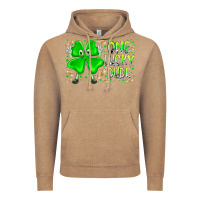 Vintage Coffee one lucky dude Vintage Hoodie - RacoonDesign