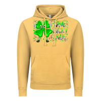 Vintage Mustard one lucky dude Vintage Hoodie - RacoonDesign