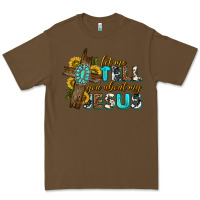 Cacao let me tell you about my jesus western Premium Tee - texasbilliewilder