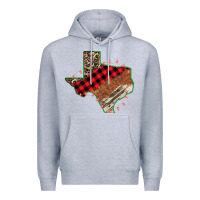 Heather Grey Christmas Texas Premium Hoodie - Bettercallsaul