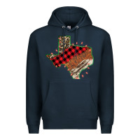 Navy Christmas Texas Premium Hoodie - Bettercallsaul