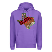 Purple Christmas Texas Premium Hoodie - Bettercallsaul