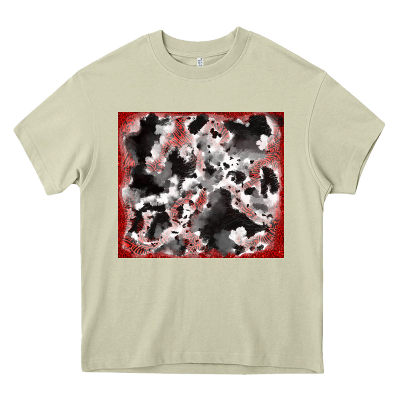 Cowhide Glitter Tooled Leather Heavy Core Tee by RanaPortraitStore | Teevron